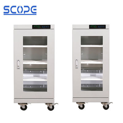 China LED Display Dry Cabinet For Electronic Components 160L Medium 20% - 60%RH Humidity supplier