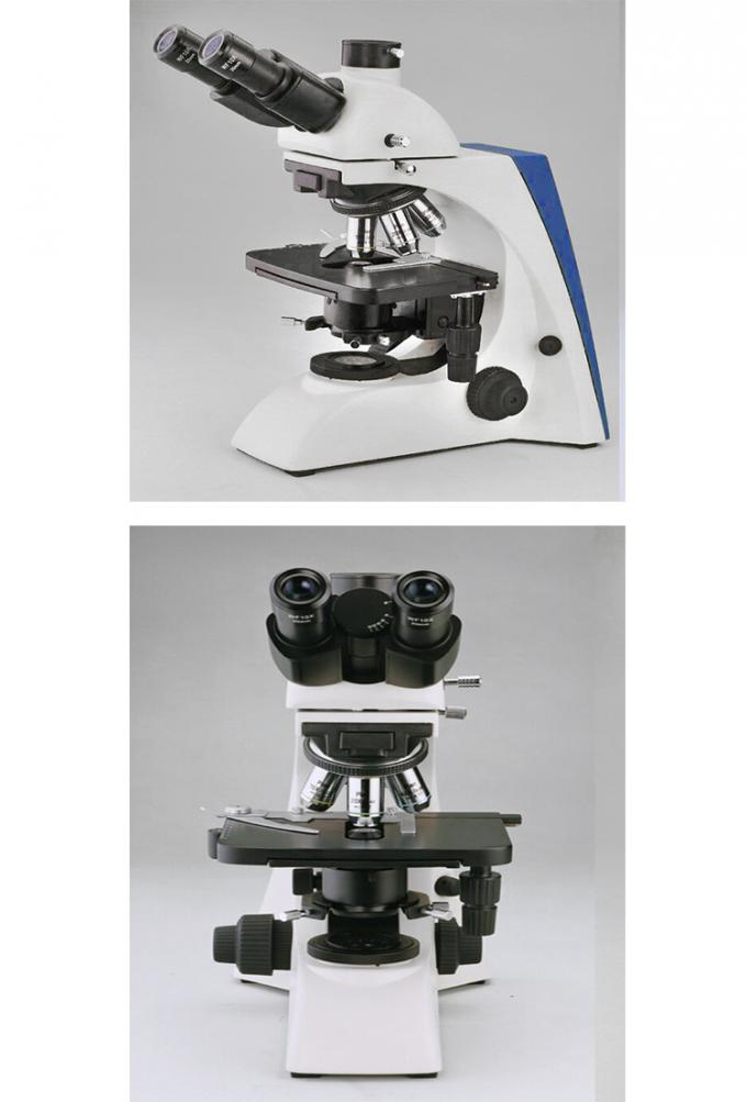 Laboratory Trinocular Biological Microscope Infinity Optical Wire Mechanical Stage