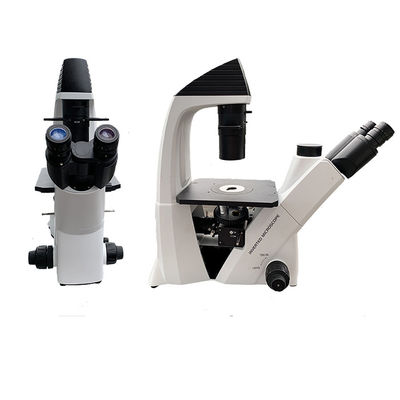 China 100 - 400X Biological LED Microscope Optical System Inverted Trinocular supplier