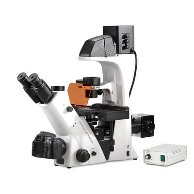 China Trinocular Inverted Biological Microscope Epi Fluorescence Biological Phase Contrast Microscope supplier