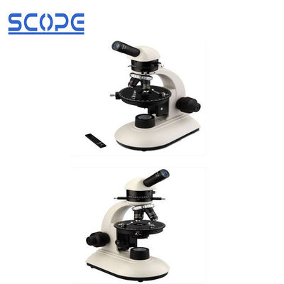 China Non - Stress Objective Polarizing Microscope / High Power Microscope Bertrand Lens supplier