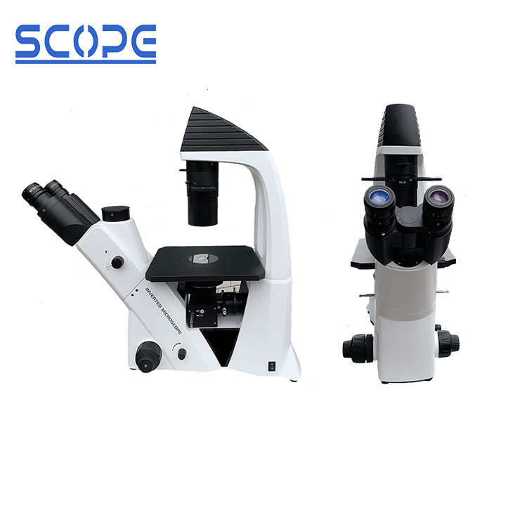 Biological Inverted Research Microscope Optical Trinocular 100 - 400X 13.5Kg