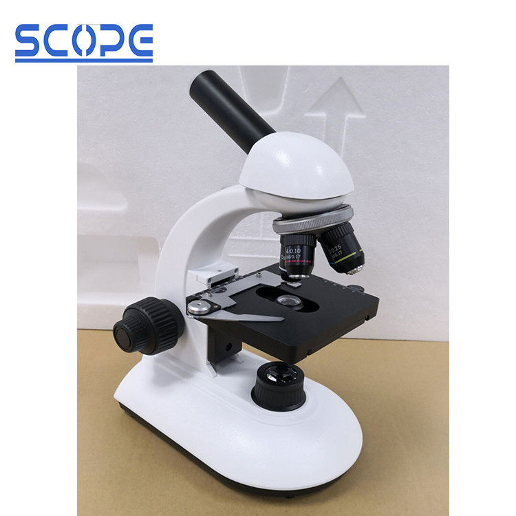 3W LED High Power Laboratory Biological Microscope 4X / 10X For Biology